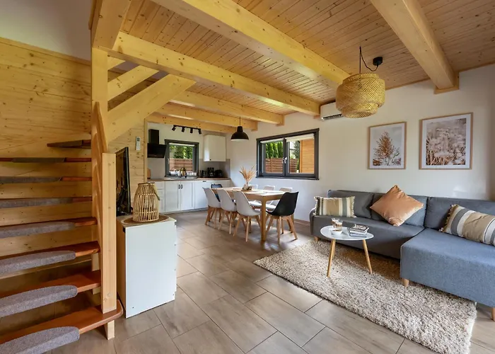 Domki Dream Home Z Tarasem I Ogrodem, Szybkim Wi-Fi 600Mb I Vod, Parking Free Ev
